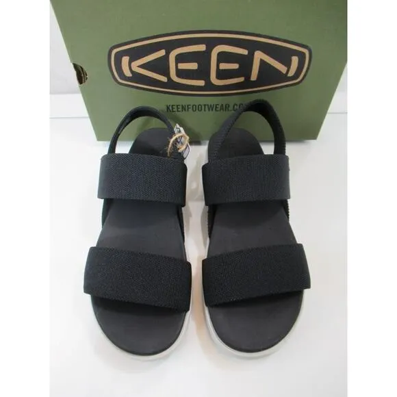 Women's Shoes Keen Elle Backstrap Sport Sandals Comfort Black Size 7.5