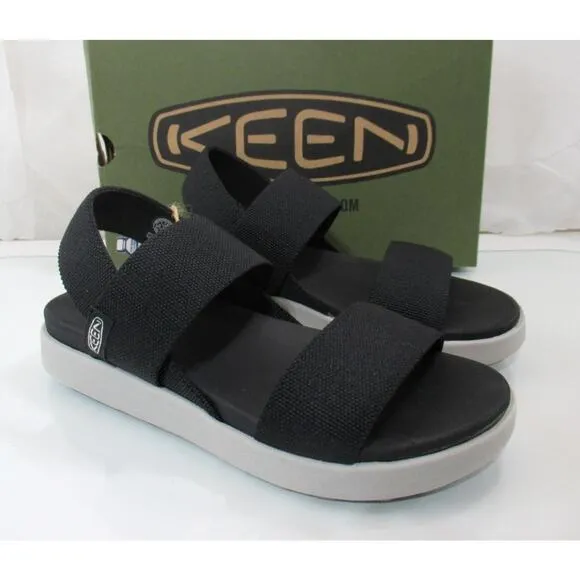 Women's Shoes Keen Elle Backstrap Sport Sandals Comfort Black Size 7.5