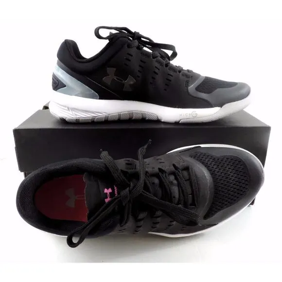 Women's Under Armour Charged Stunner Training Shoes Sneakers Black Size 7