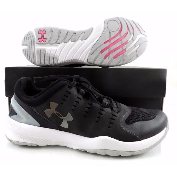 Women's Under Armour Charged Stunner Training Shoes Sneakers Black Size 7