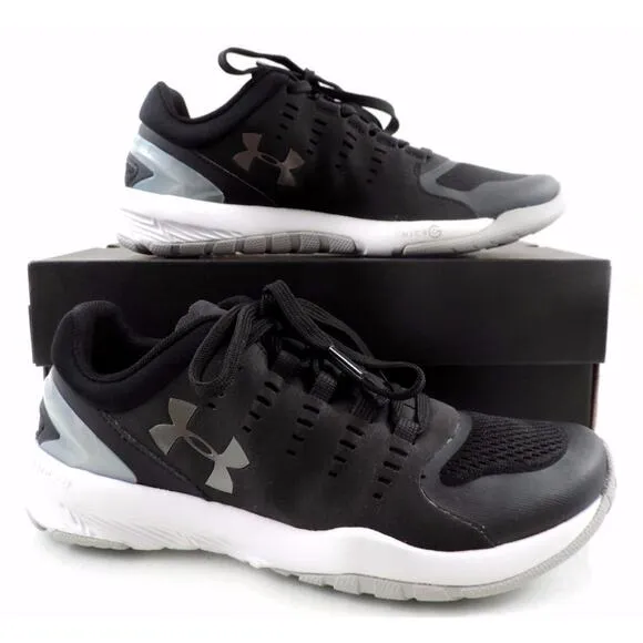 Women's Under Armour Charged Stunner Training Shoes Sneakers Black Size 7