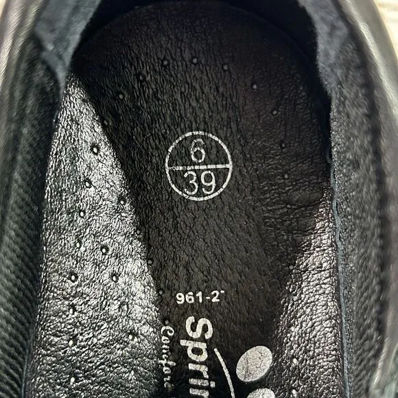 Women’s Spring Step Amparo Comfort shoes Mary Jane black size 6 (39) LIKE NEW