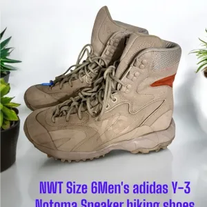 Y-3 Men's Tan High-Top Sneakers