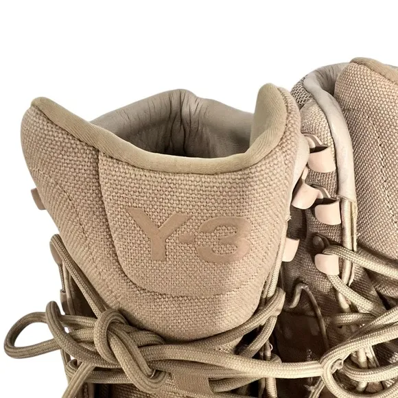 Y-3 Men's Tan High-Top Sneakers