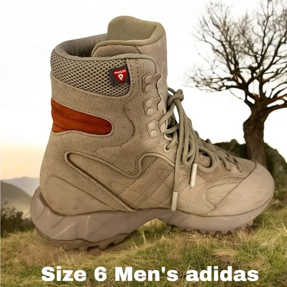 Y-3 Men's Tan High-Top Sneakers