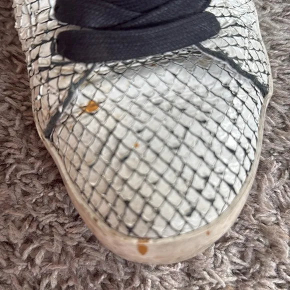 Zadig &amp; VoltaireKeith Flash Mixed Leather Low-Top Sneakers size 39